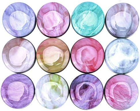 Rolin Roly 12Pcs Mini Aluminum Candle Travel Tins