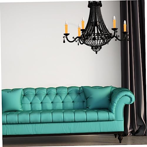 POPETPOP 20 Pcs Tear Pattern Plastic Candle Sleeves for Chandeliers