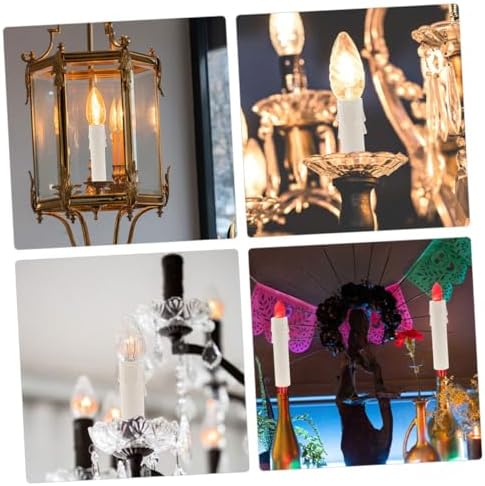 15pcs Drip Candle Sleeves for Chandelier Decor and Safety