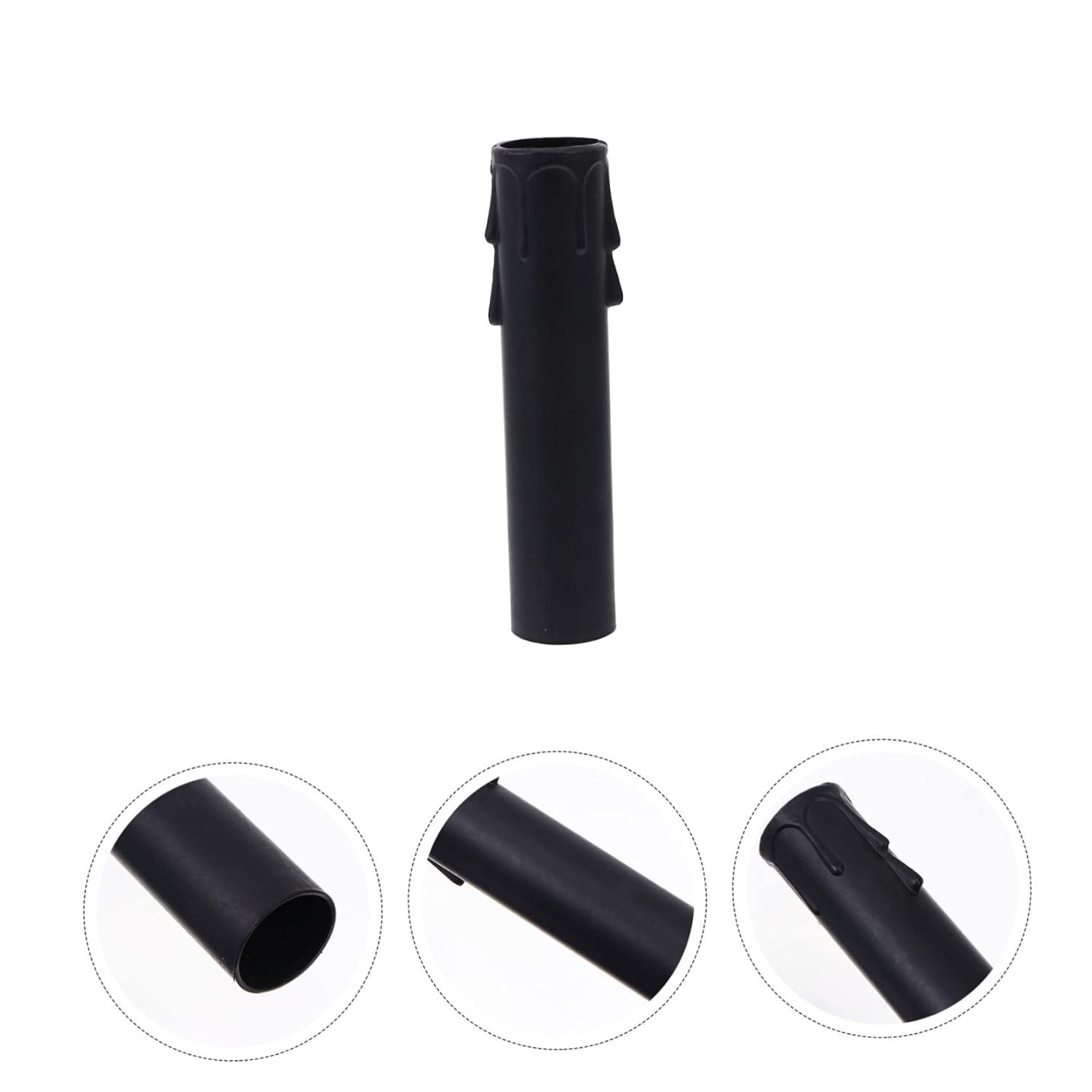 Gadpiparty 20pcs Plastic Chandelier Candle Sleeves Waterproof Dripless Covers