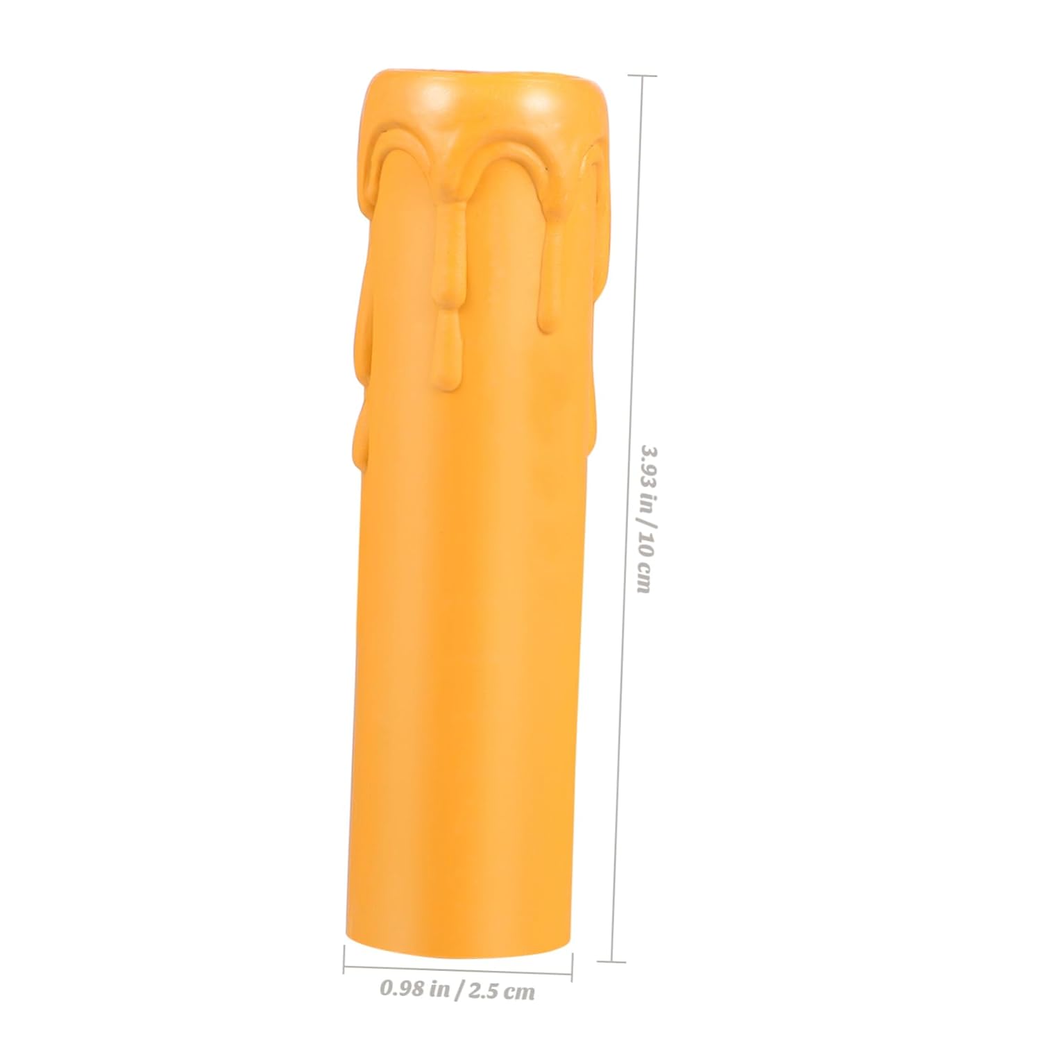 POPETPOP 20 Pcs Tear Pattern Plastic Candle Sleeves for Chandeliers