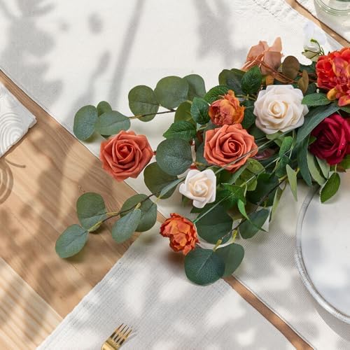 VEVOR 4PCS Standing Artificial Flowers Arrangements 175 Inch Tall Decorations