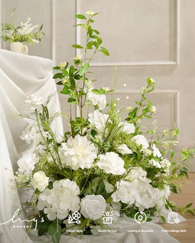 Lings Moment 41 Inch Tall Free Standing Wedding Aisle Artificial Flowers