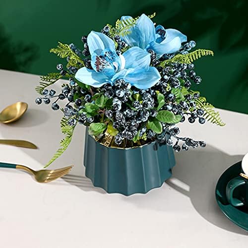 Artificial Flowers with Vase for Home Decoration