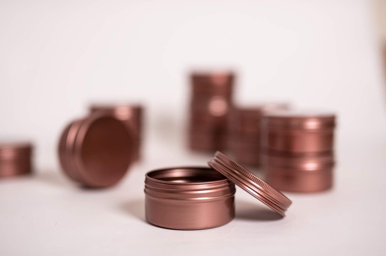 3 Ounce Aluminum Tins with Lids - Pack of 12