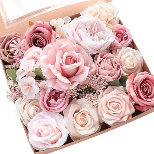 Floroom Dusty Rose Artificial Flowers Set