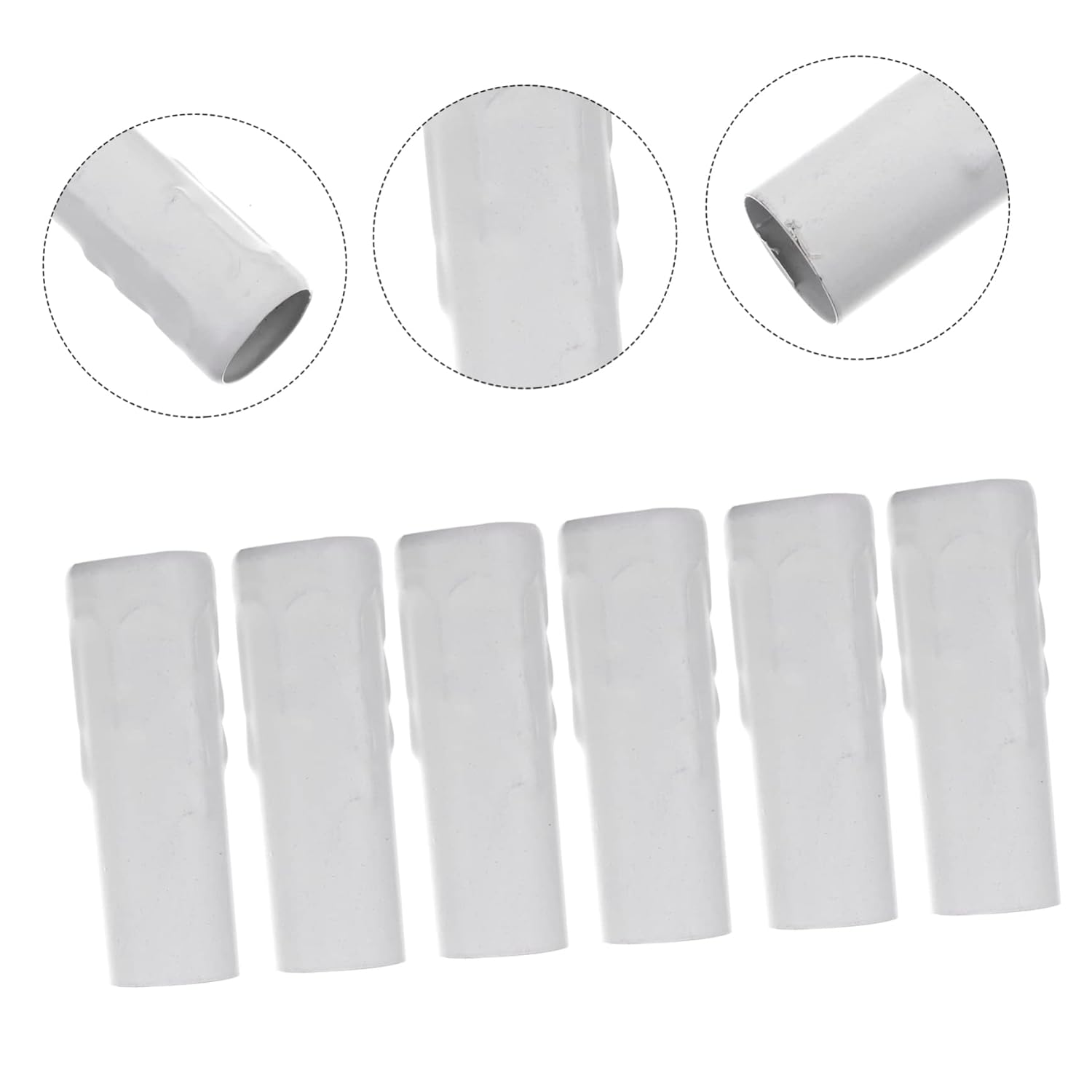 Wakauto 6Pcs Teardrop Candle Socket Covers for Chandeliers