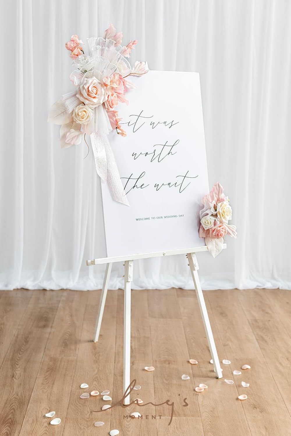 Lings Moment Artificial Wedding Welcome Sign Decorations