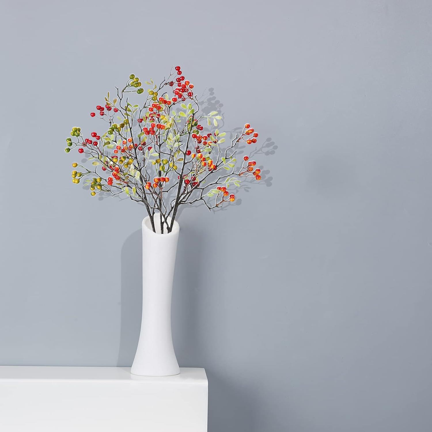 Firlar Artificial Berry Branches 4PCS 275 Inch Decor