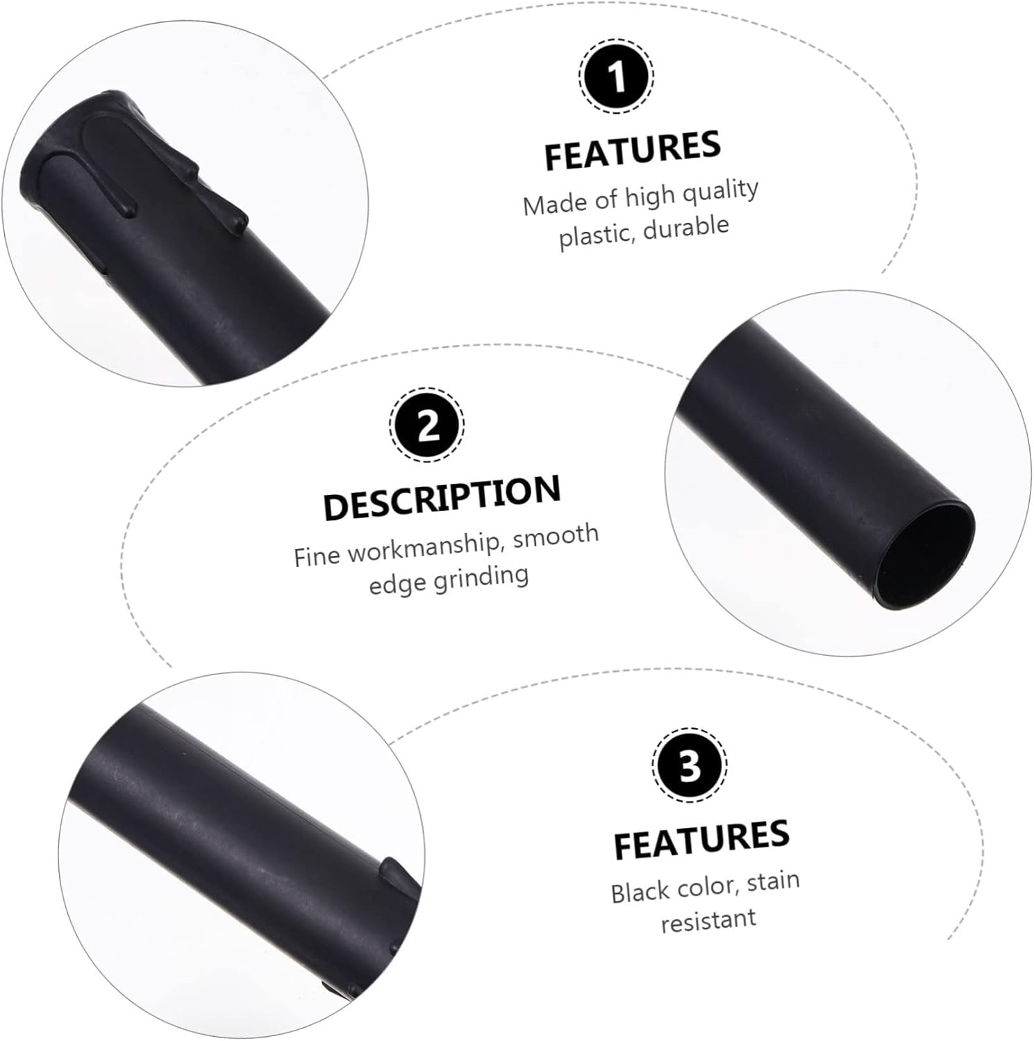 20pcs Plastic Candle Sleeves for Chandelier Socket Covers Teardrop Design
