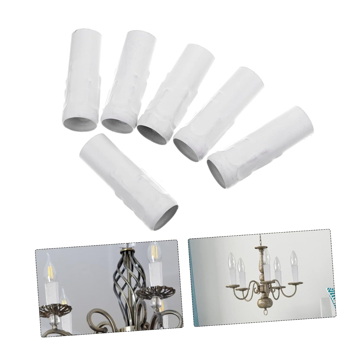 6Pcs Candle Socket Covers for European Chandeliers