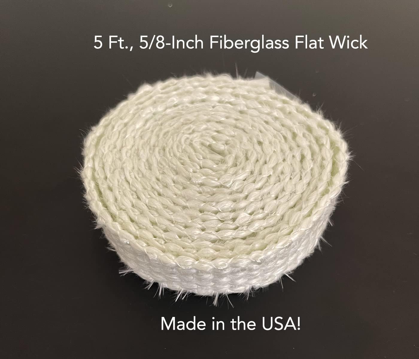 Firefly 5-Foot Flat Fiberglass Wick Replacement