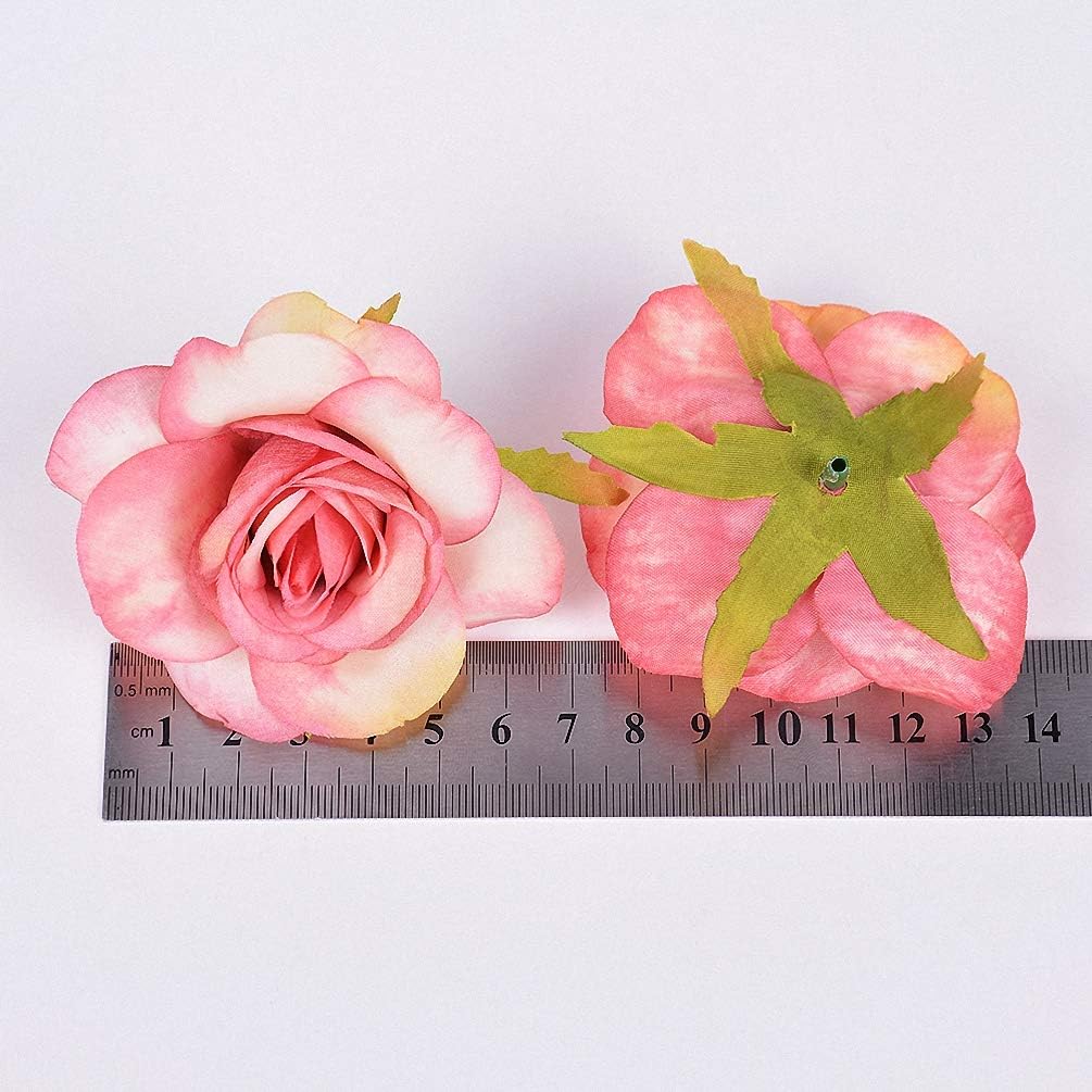Citinny 5pcs Artificial Flower Silk Rose Wedding Home Party Decor