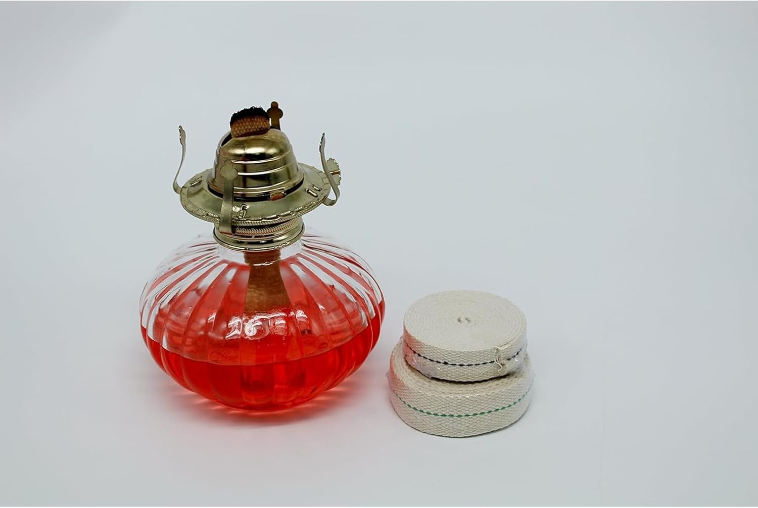 34 Inch Flat Cotton Oil Lamp Wick 6 Foot Roll