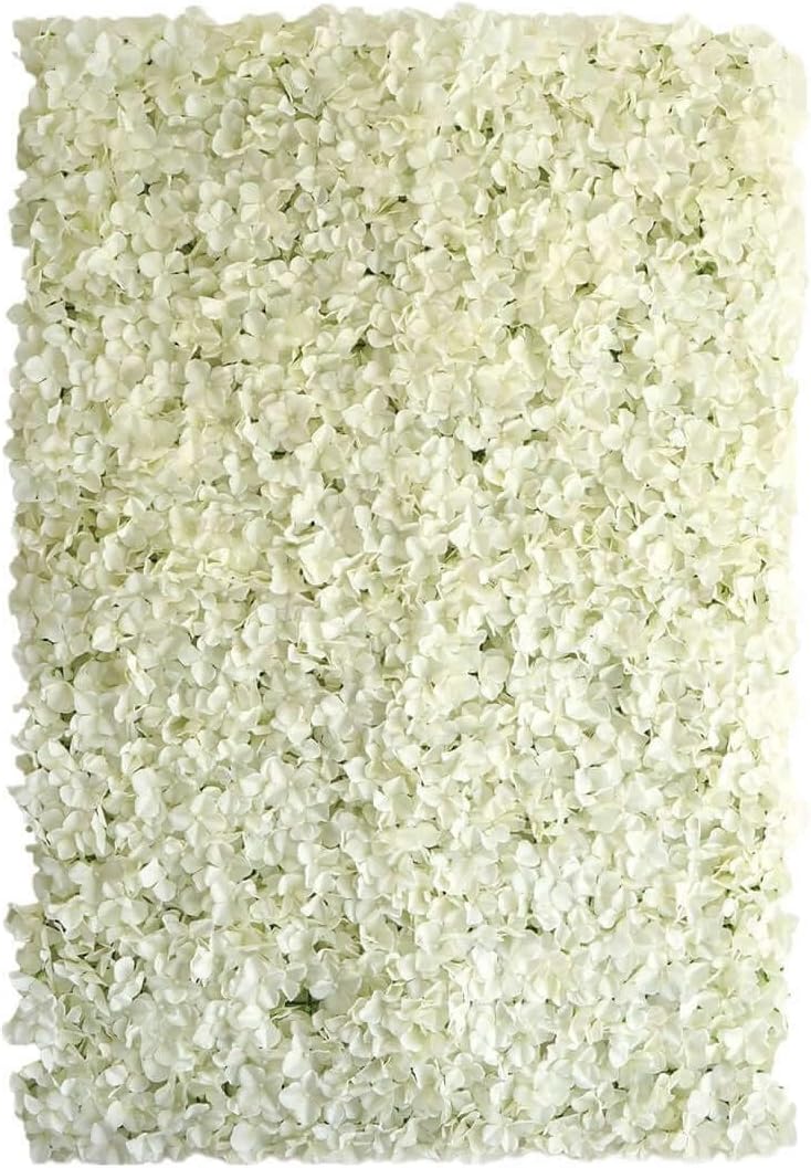 Efavormart 4 Piece Cream Silk Hydrangea Flower Decor Wall