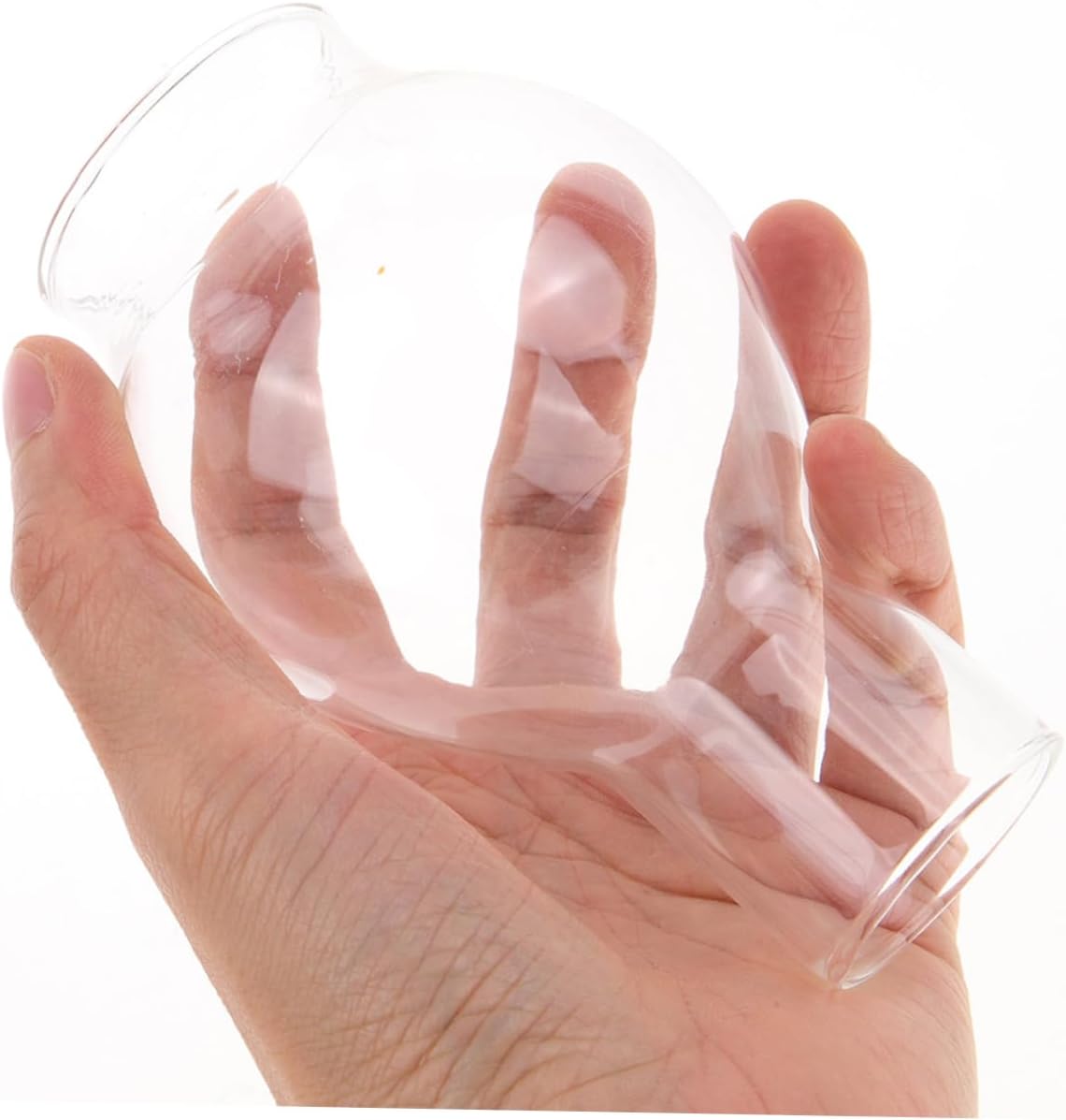 2pcs Clear Glass Candle Shade for Pillar Candles