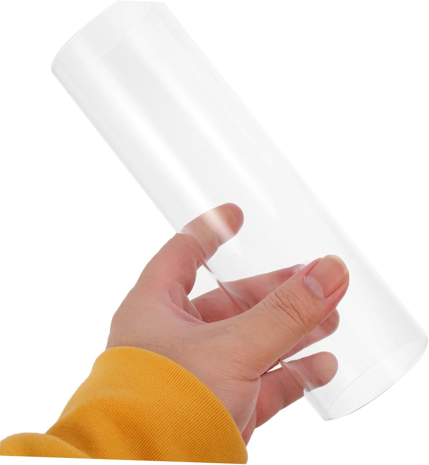 Zerodeko 4pcs Glass Candle Hurricane Globes Votive Sleeves
