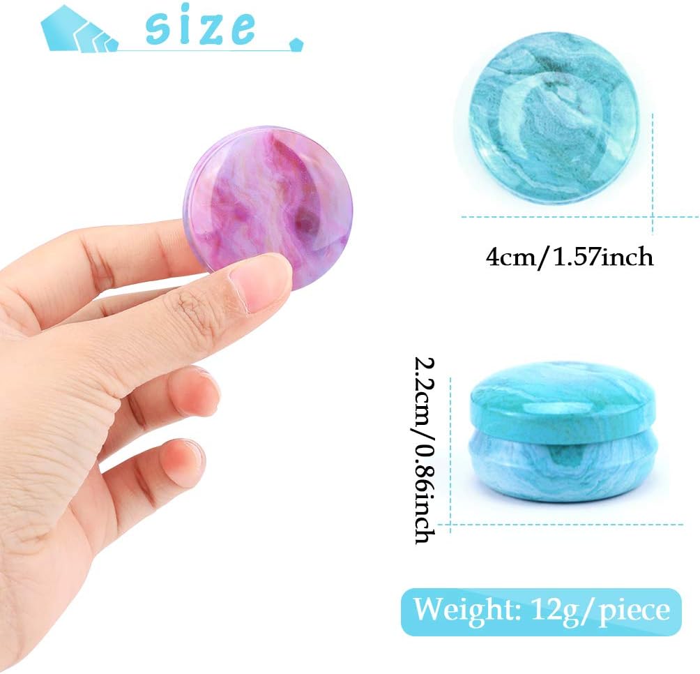 Rolin Roly 12Pcs Mini Aluminum Candle Travel Tins
