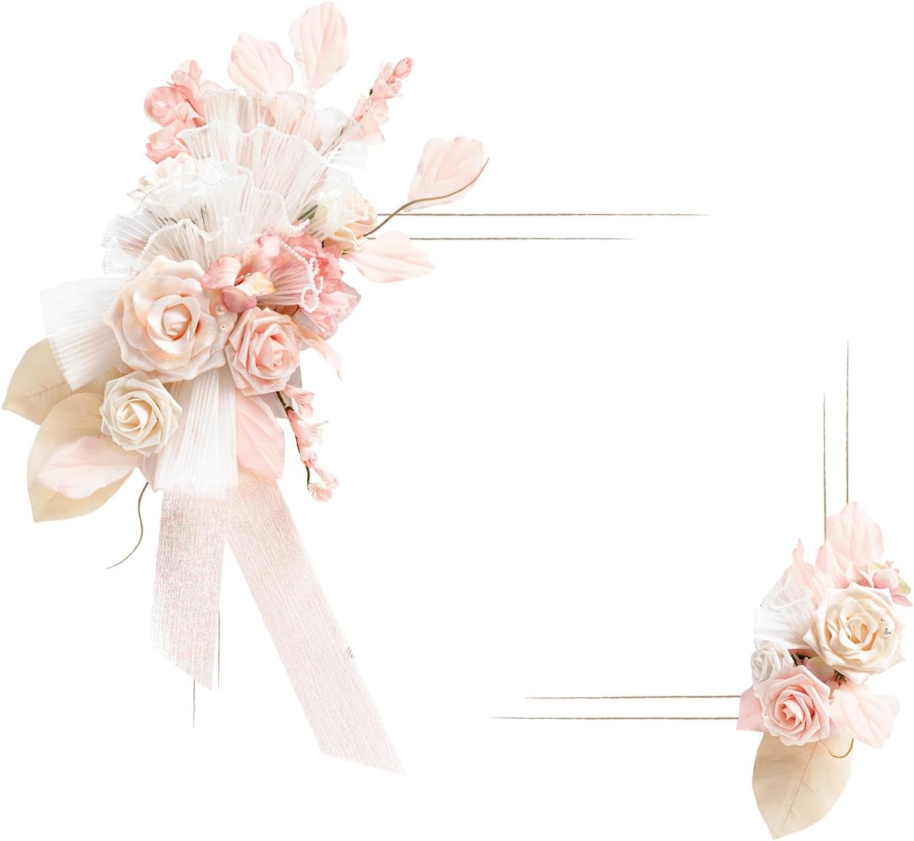 Lings Moment Artificial Wedding Welcome Sign Decorations