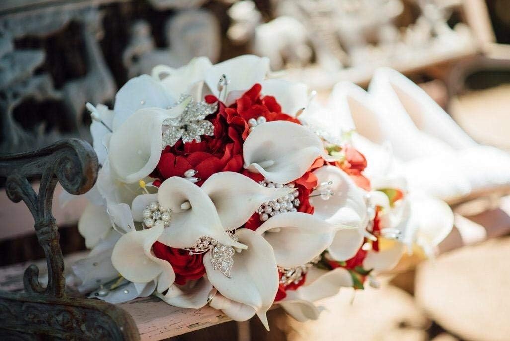 IFFO Bridal Bouquet with Calla Lilies and Roses