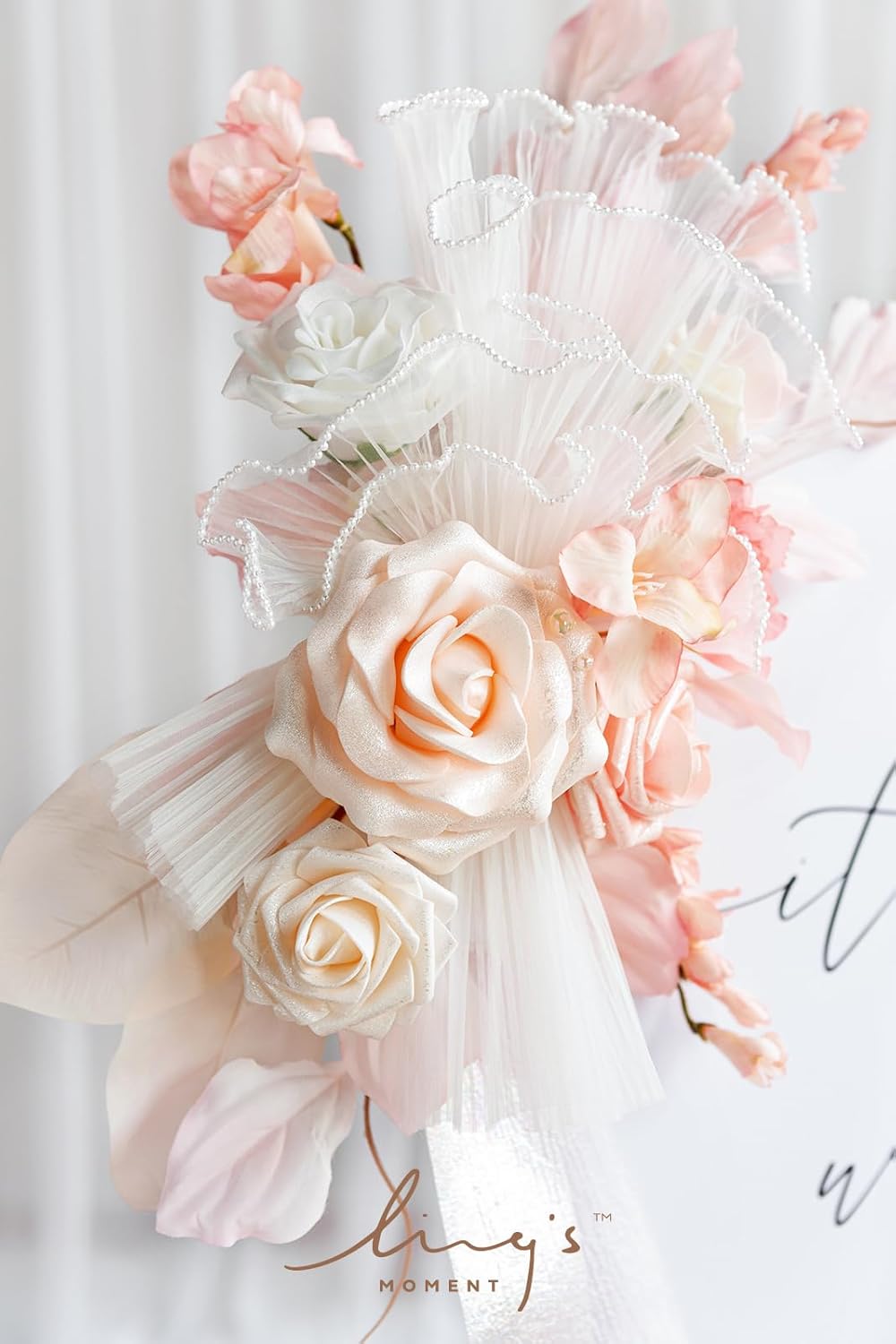 Lings Moment Artificial Wedding Welcome Sign Decorations