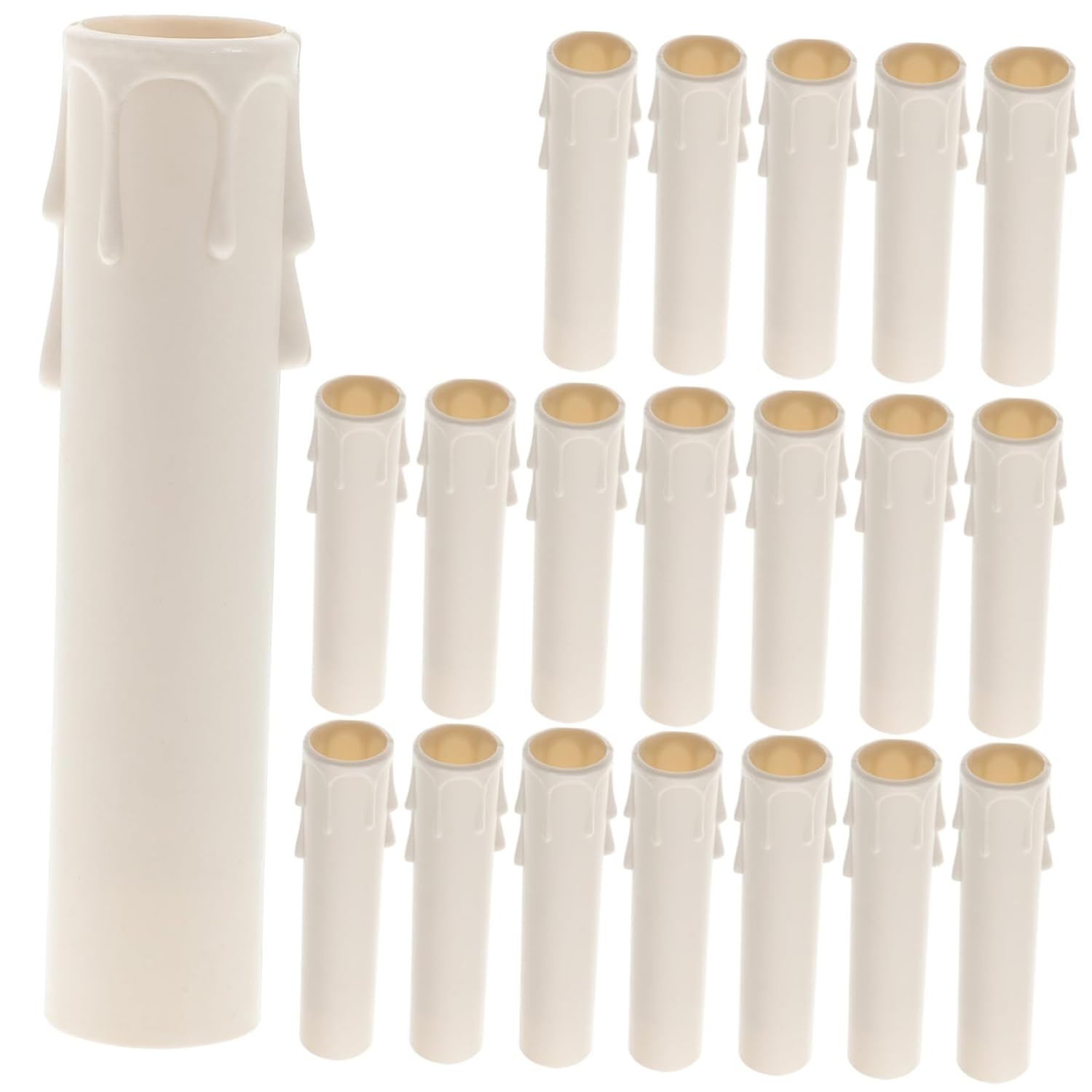 Jojofuny 20pcs Candle Covers for Chandelier Replacement