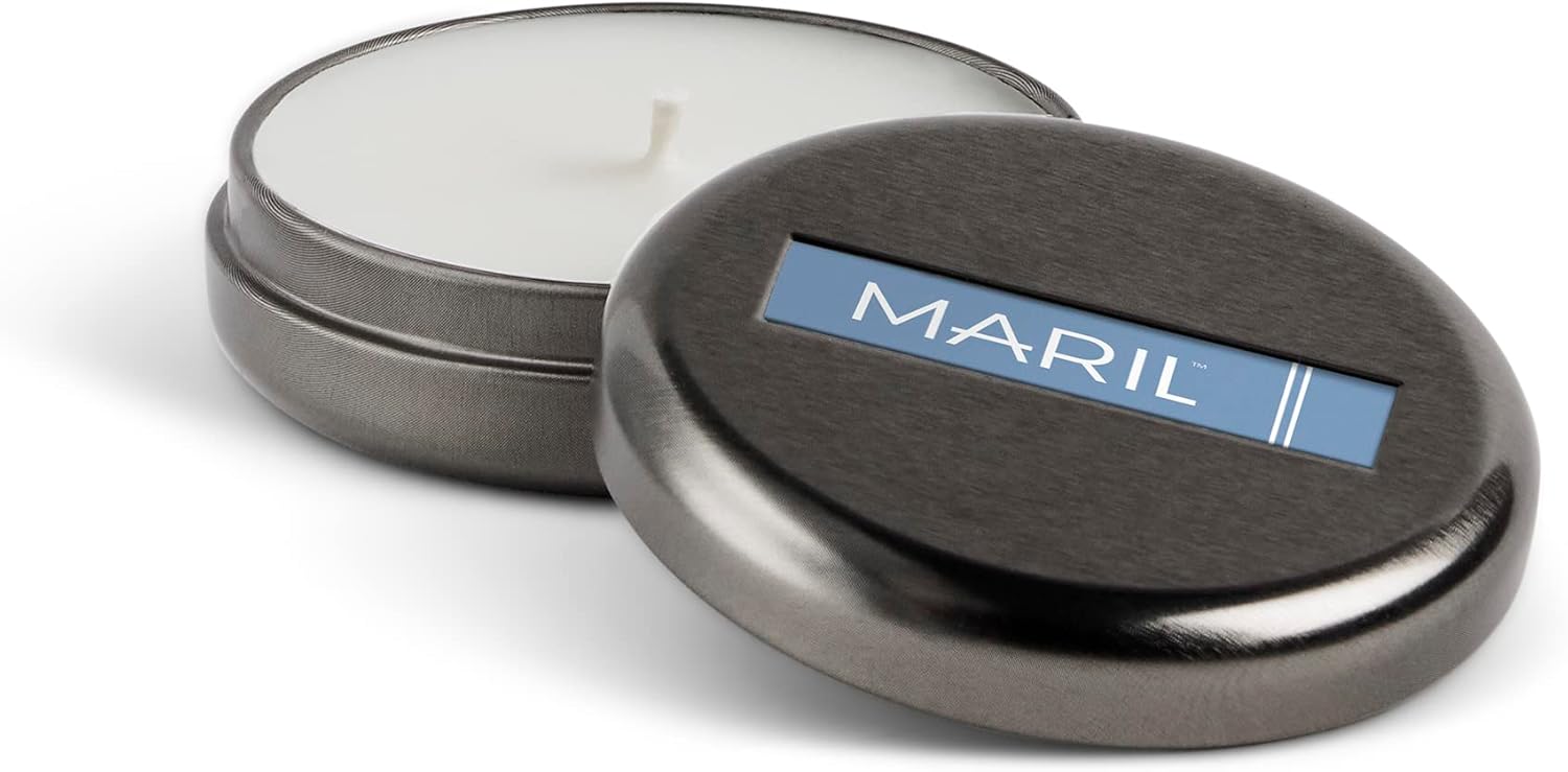 MARIL Demi Travel Candle in Clear Blue Water