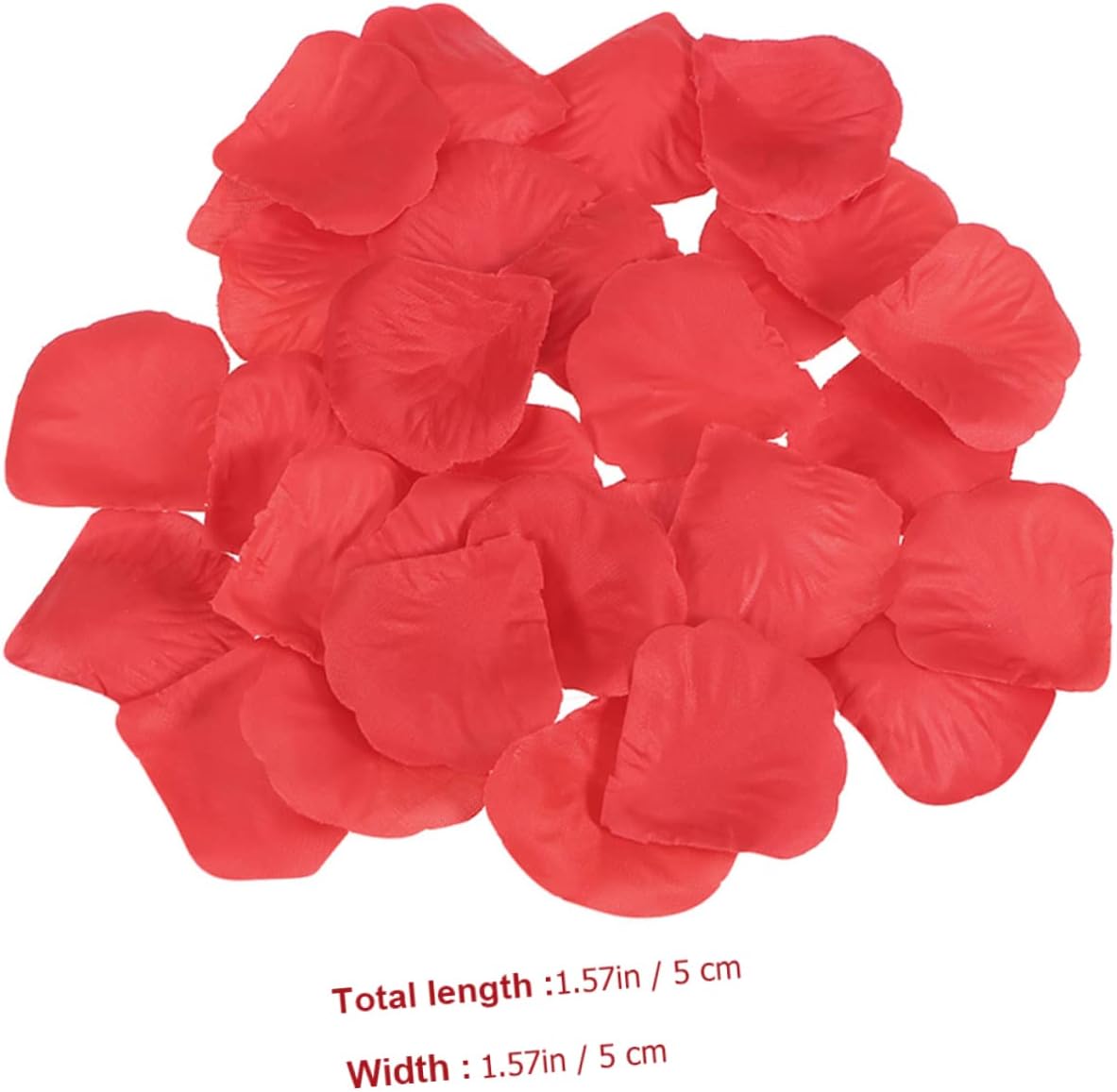 Silk Artificial Rose Petals 2000pcs for Wedding Decorations