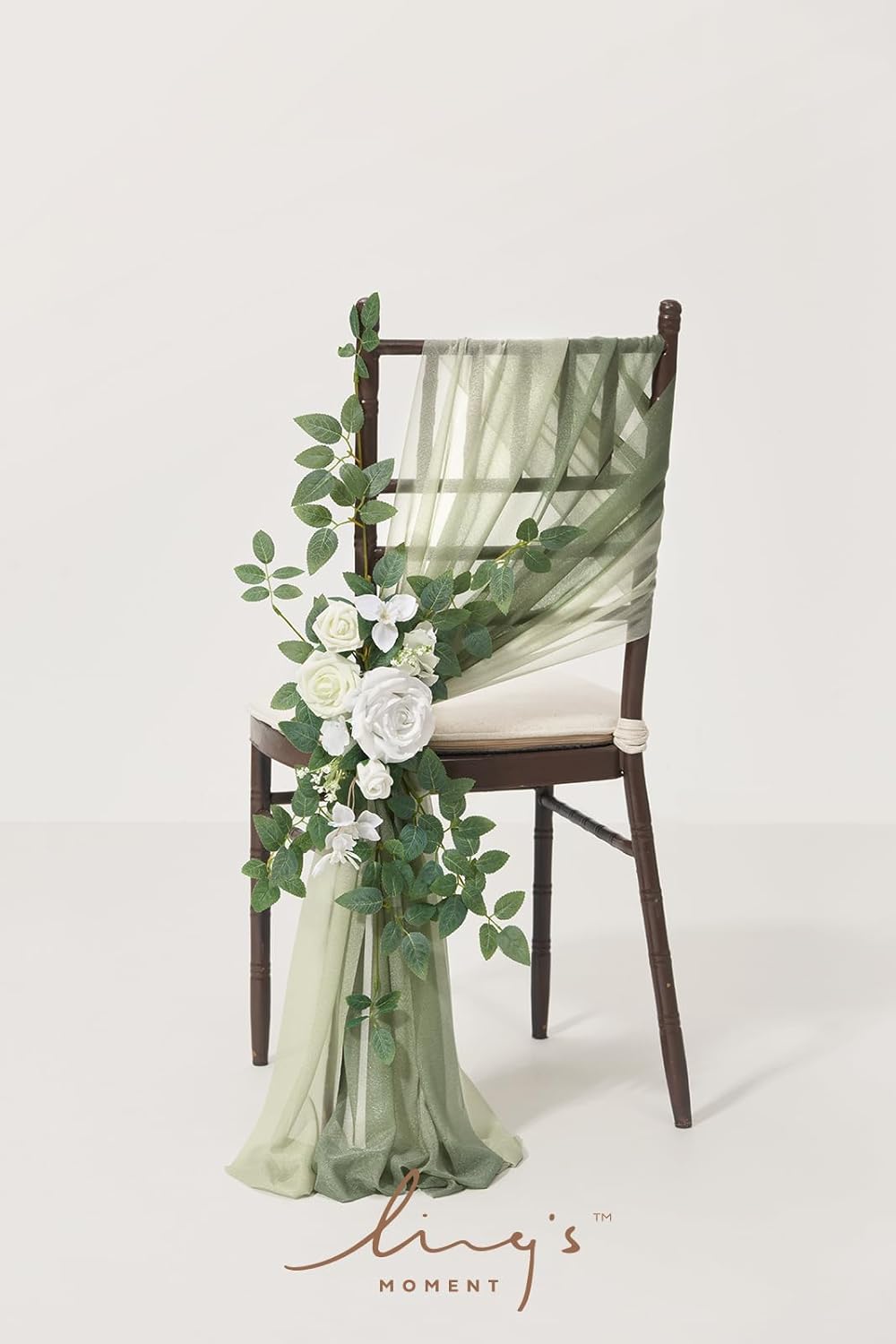 Lings Moment 8 Wedding Chair Flower Decorations