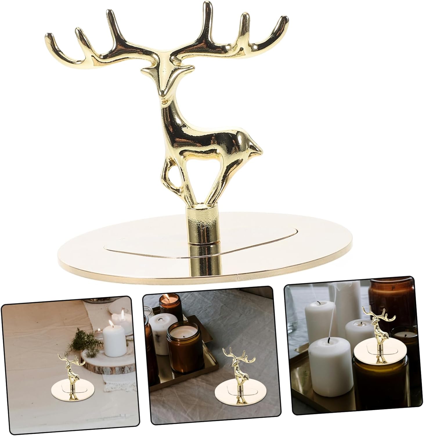 Metal Aromatherapy Candle Cover Lid Scented Candle Socket