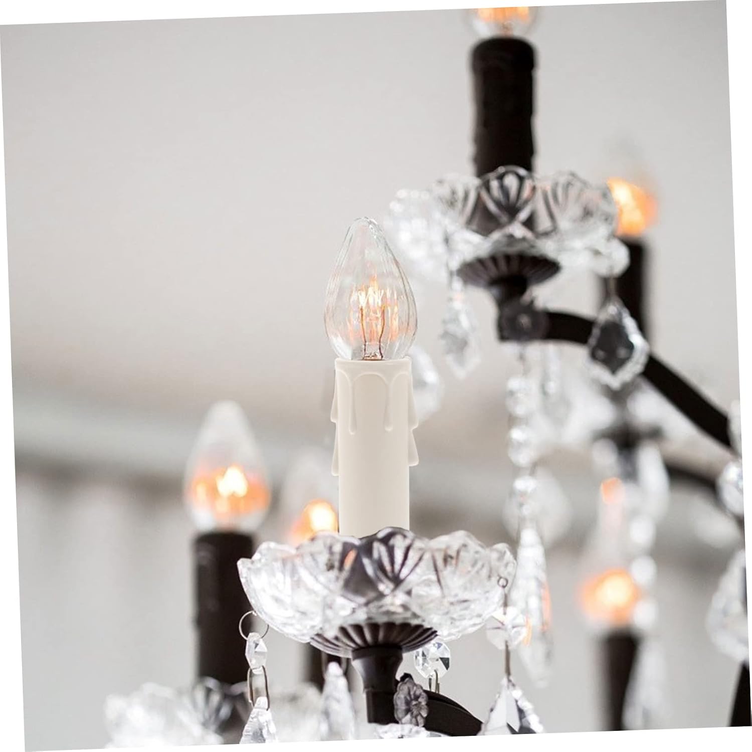 20pcs Decorative Candle Sleeves for Chandelier Socket Covers
