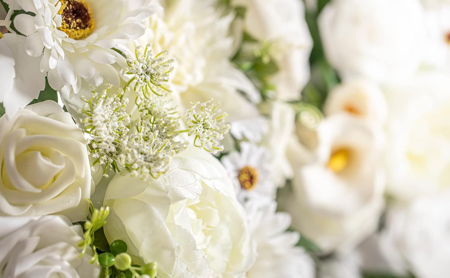 Lisuun Wedding Arch Flowers - 3 Piece Decor Set