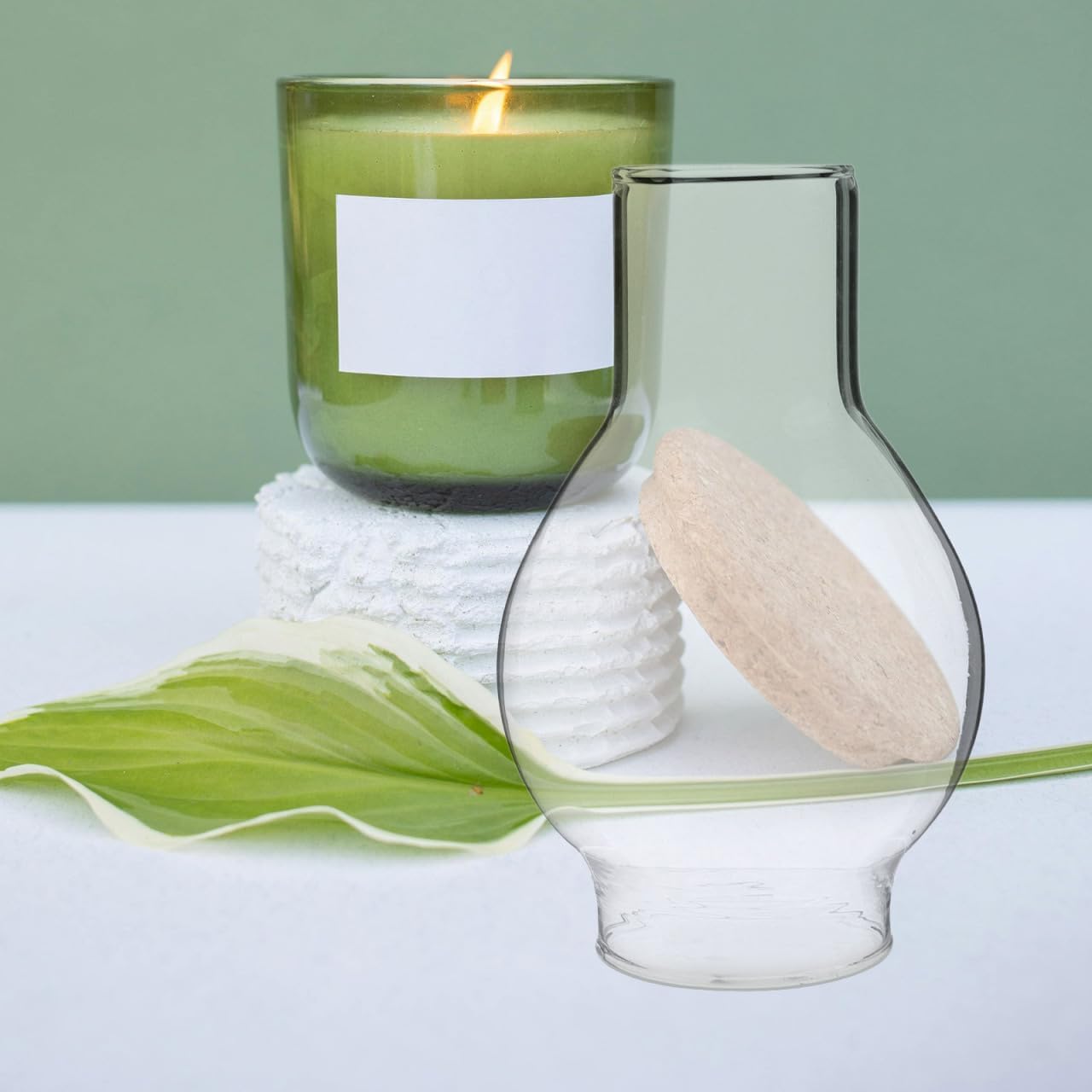 Glass Candle Holder Sleeve for Romantic Atmosphere