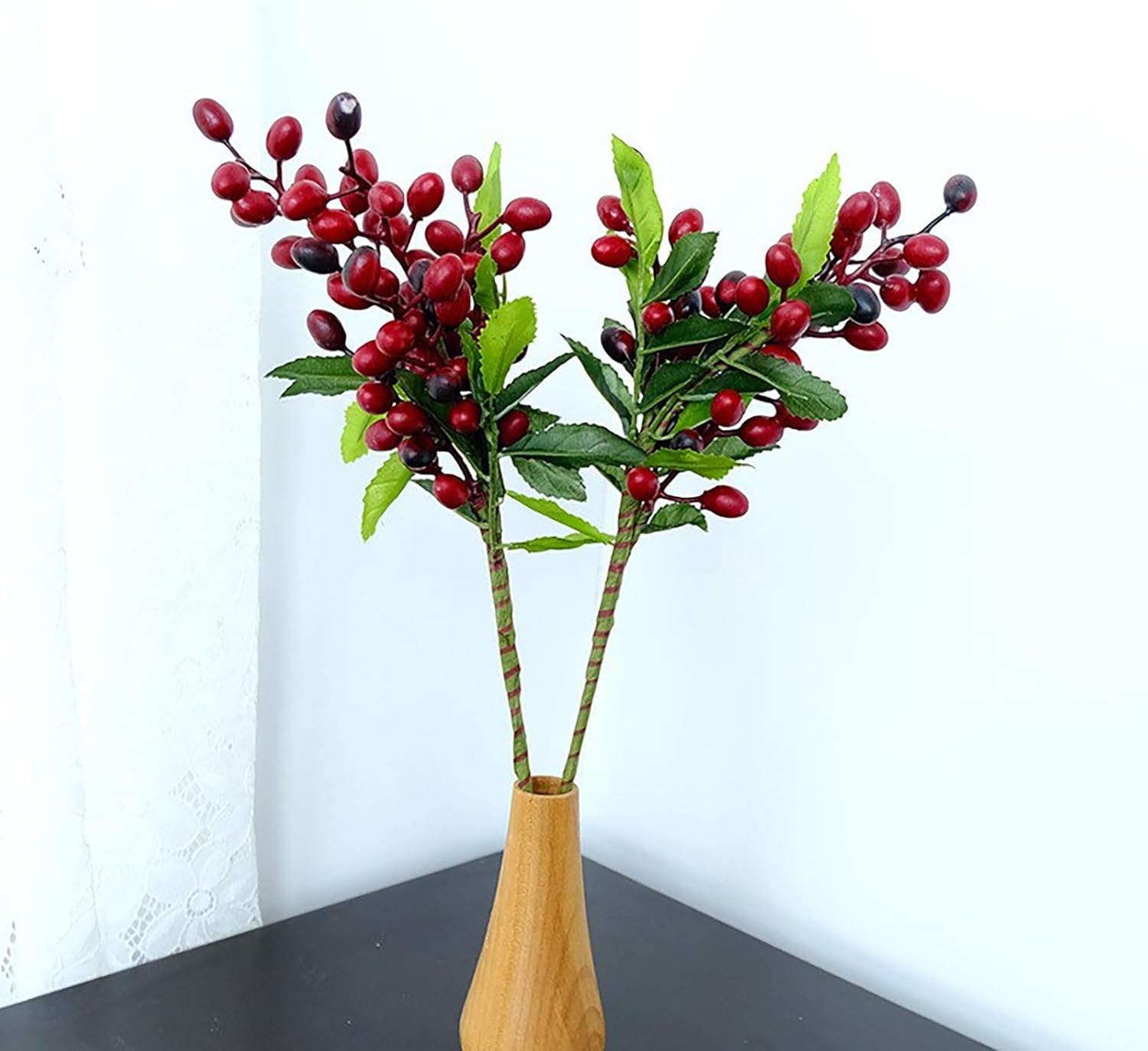 4PCS Artificial Olive Branches with Berries