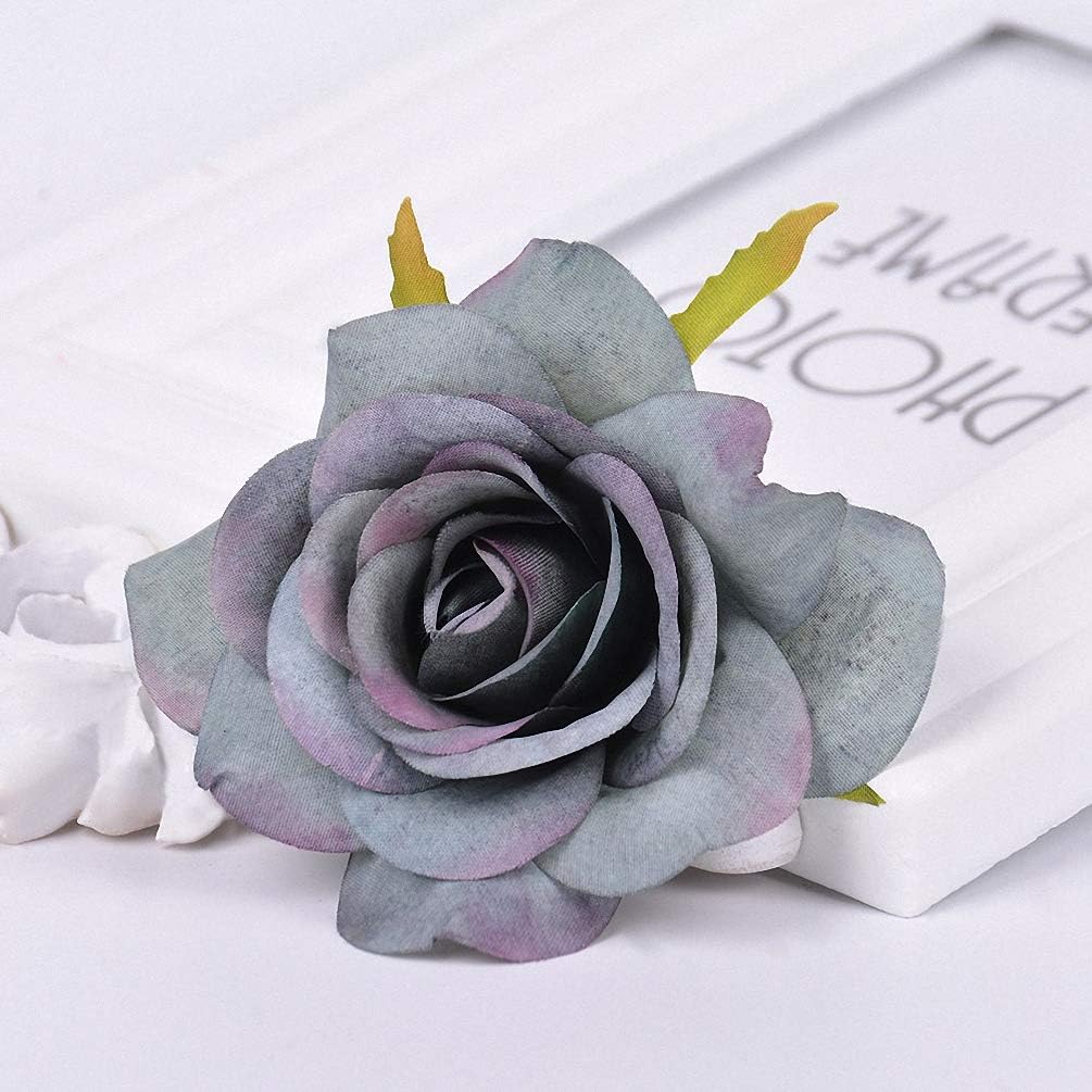 Citinny 5pcs Artificial Flower Silk Rose Wedding Home Party Decor