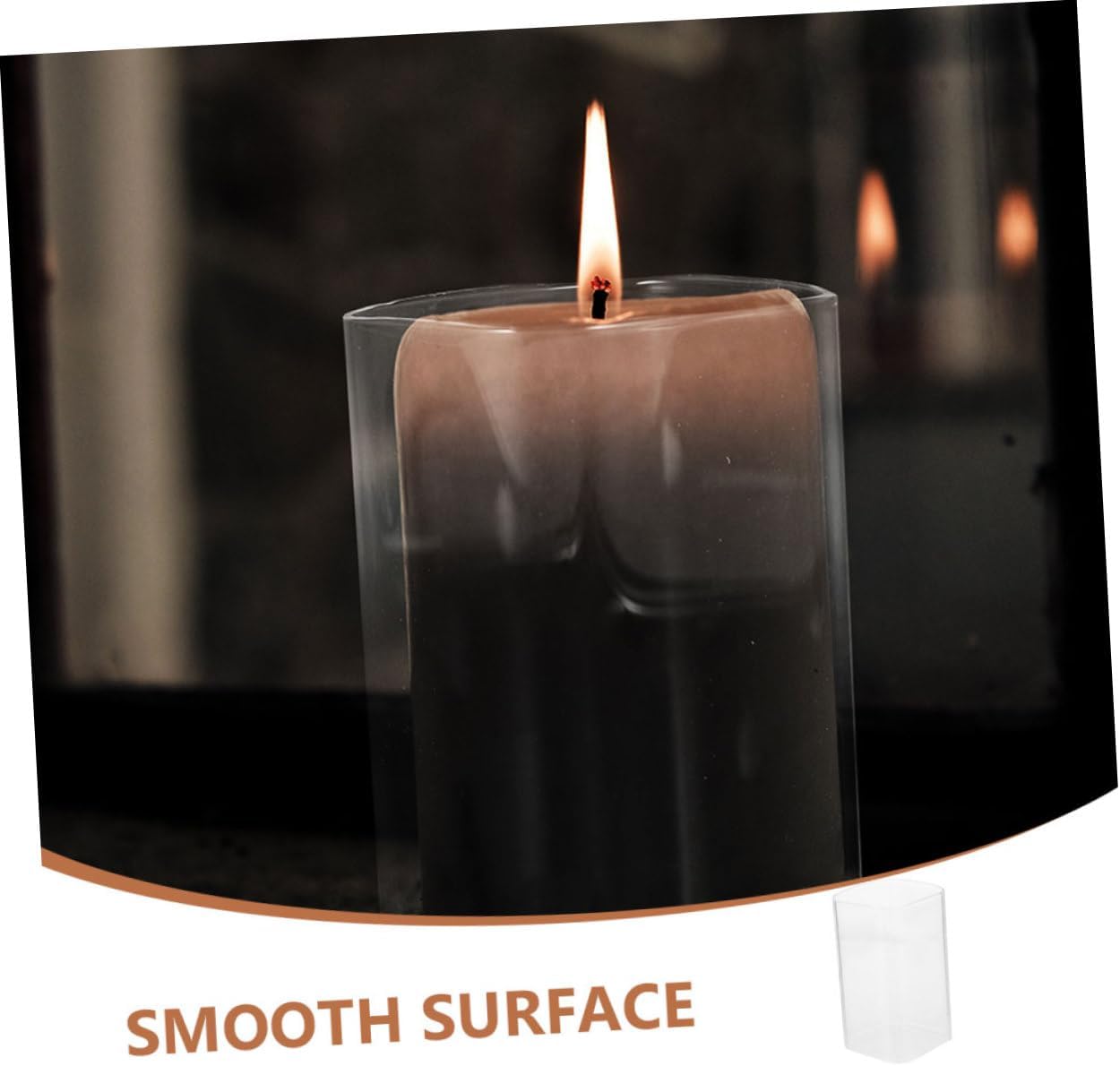 Clear Candle Holder Sleeve for Home Decor and Events
