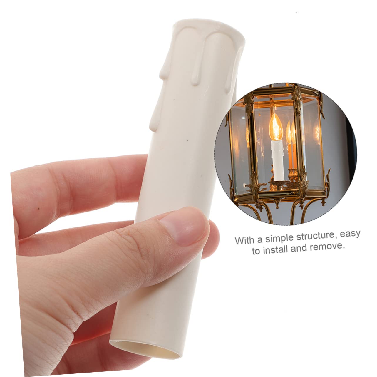 SEWOART Pcs Tall Candle Socket Covers for Chandeliers