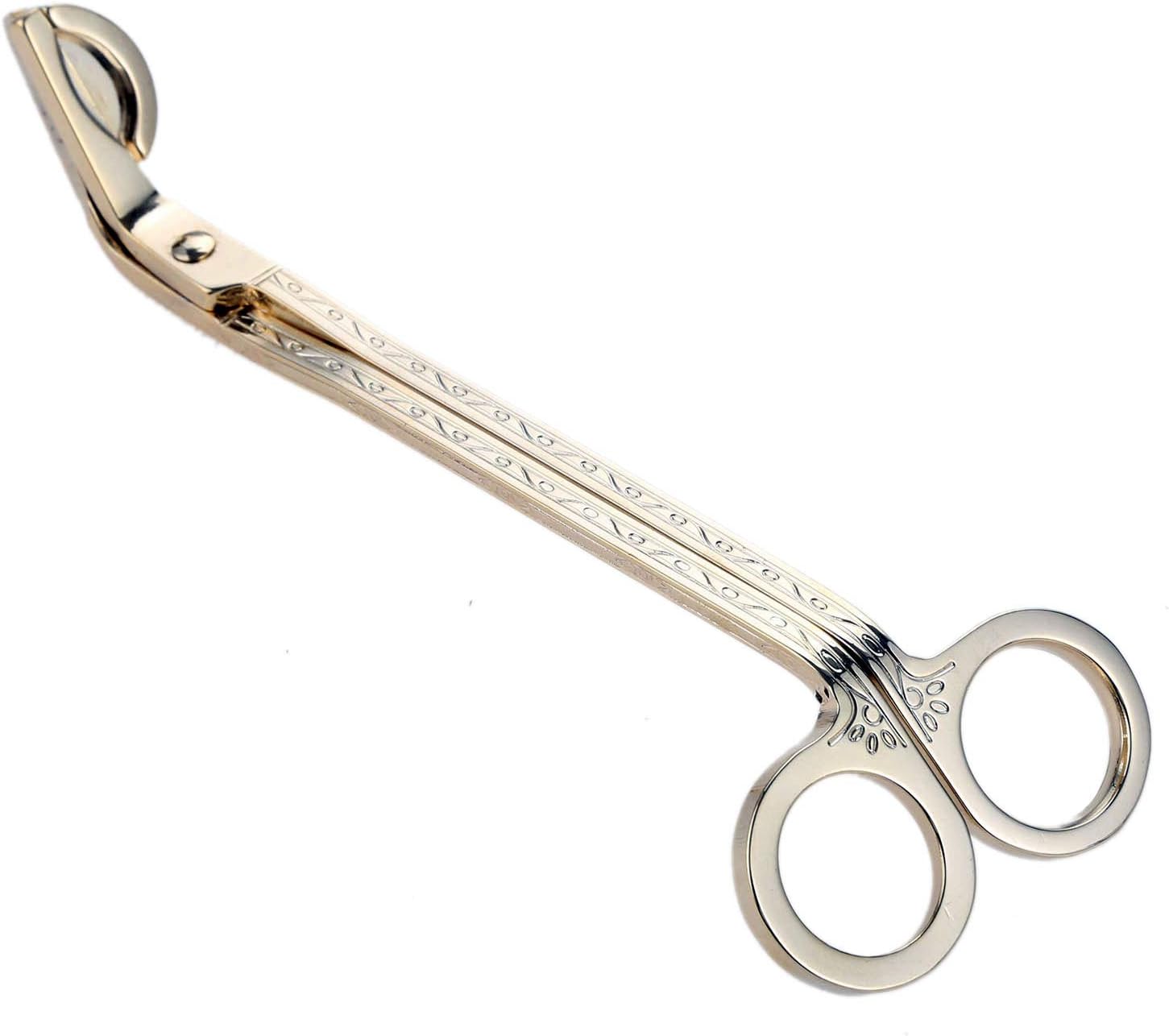 MUXSAM Candle Wick Trimmer Gold Stainless Steel