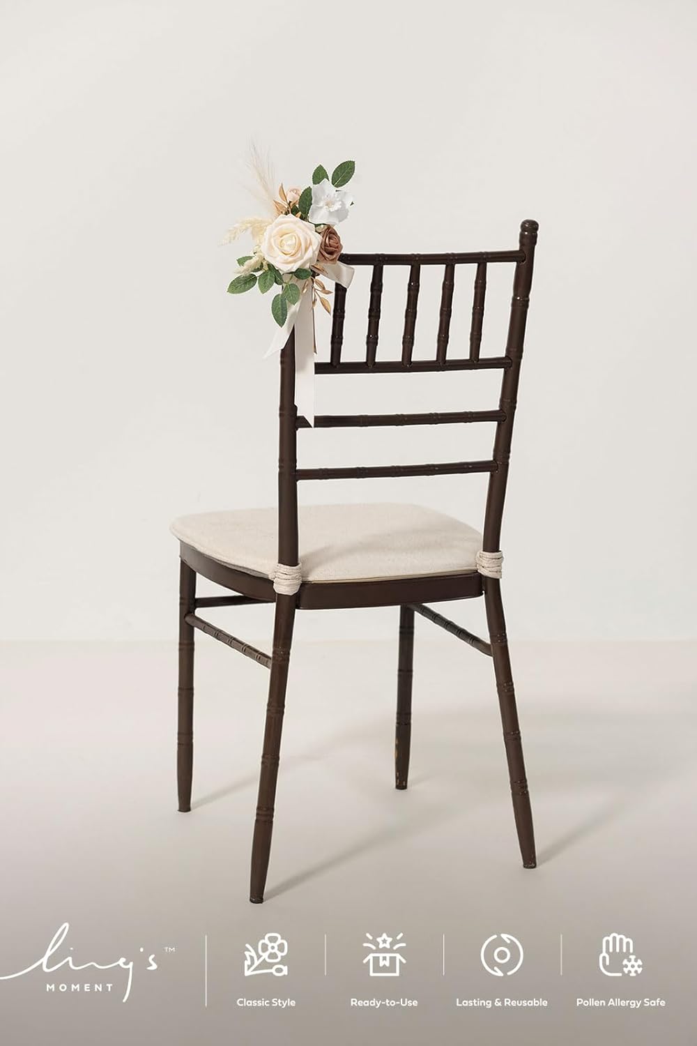 Lings Moment 8pcs Wedding Aisle Chair Decorations