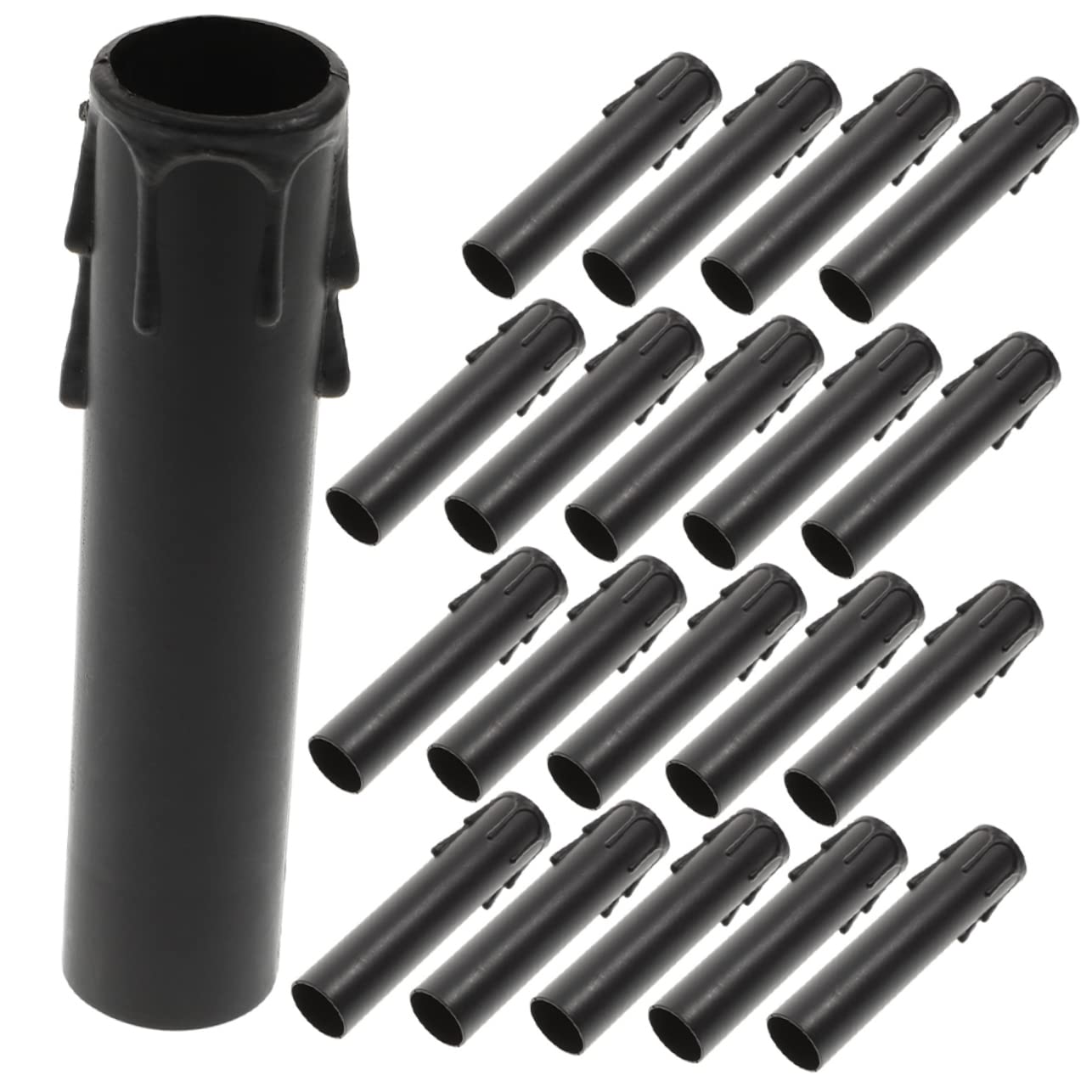 24pcs Candle Sleeve Covers for Chandeliers and Decorative Lamps