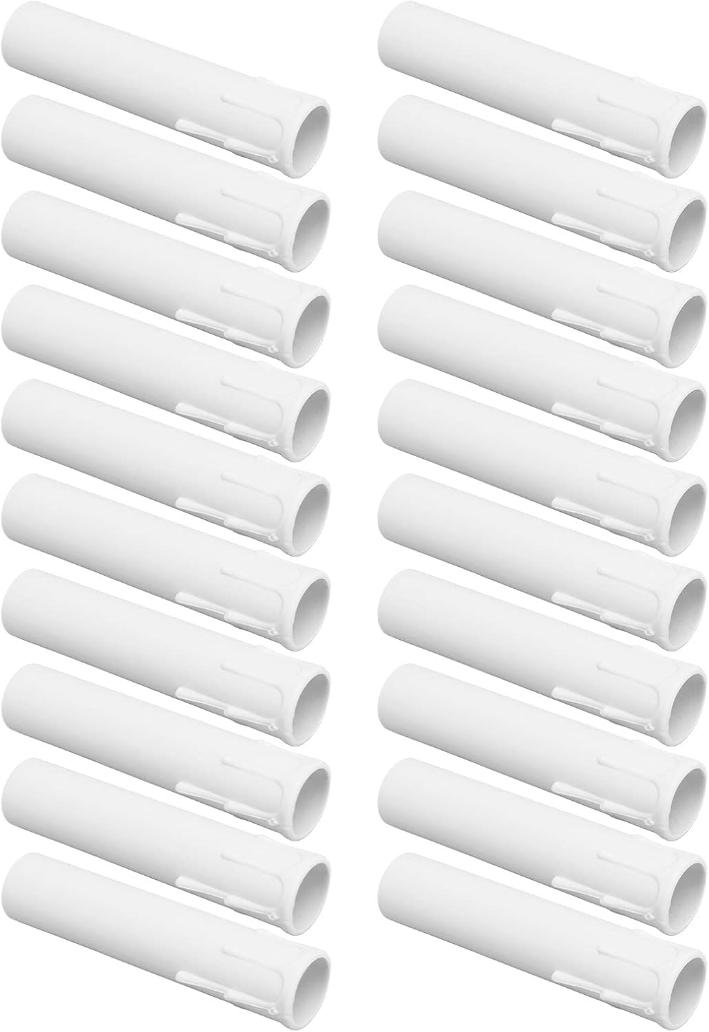 White Candle Covers 20pcs E12 Socket Sleeves for Chandeliers