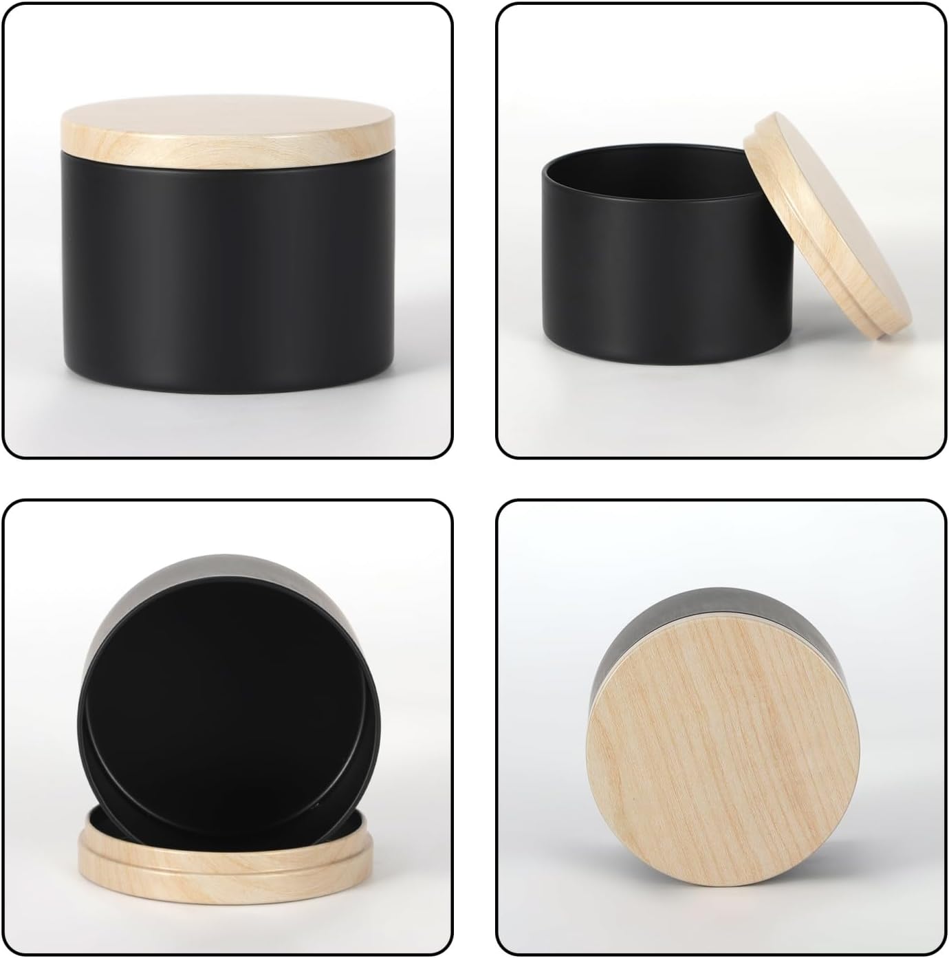 SONVIIBOX 24 Piece 8oz Candle Tin Set