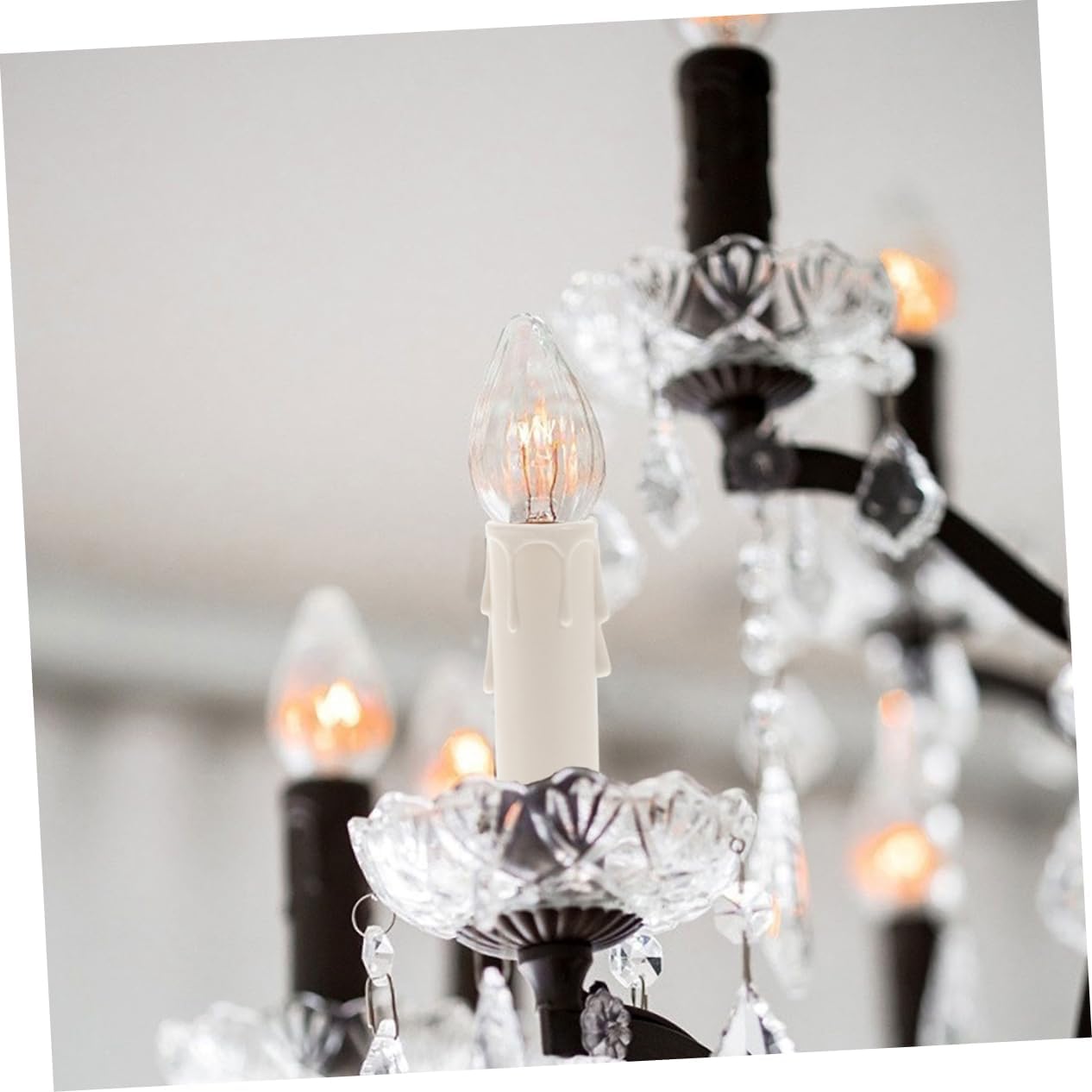 IMIKEYA Candle Covers for Chandeliers 20pcs
