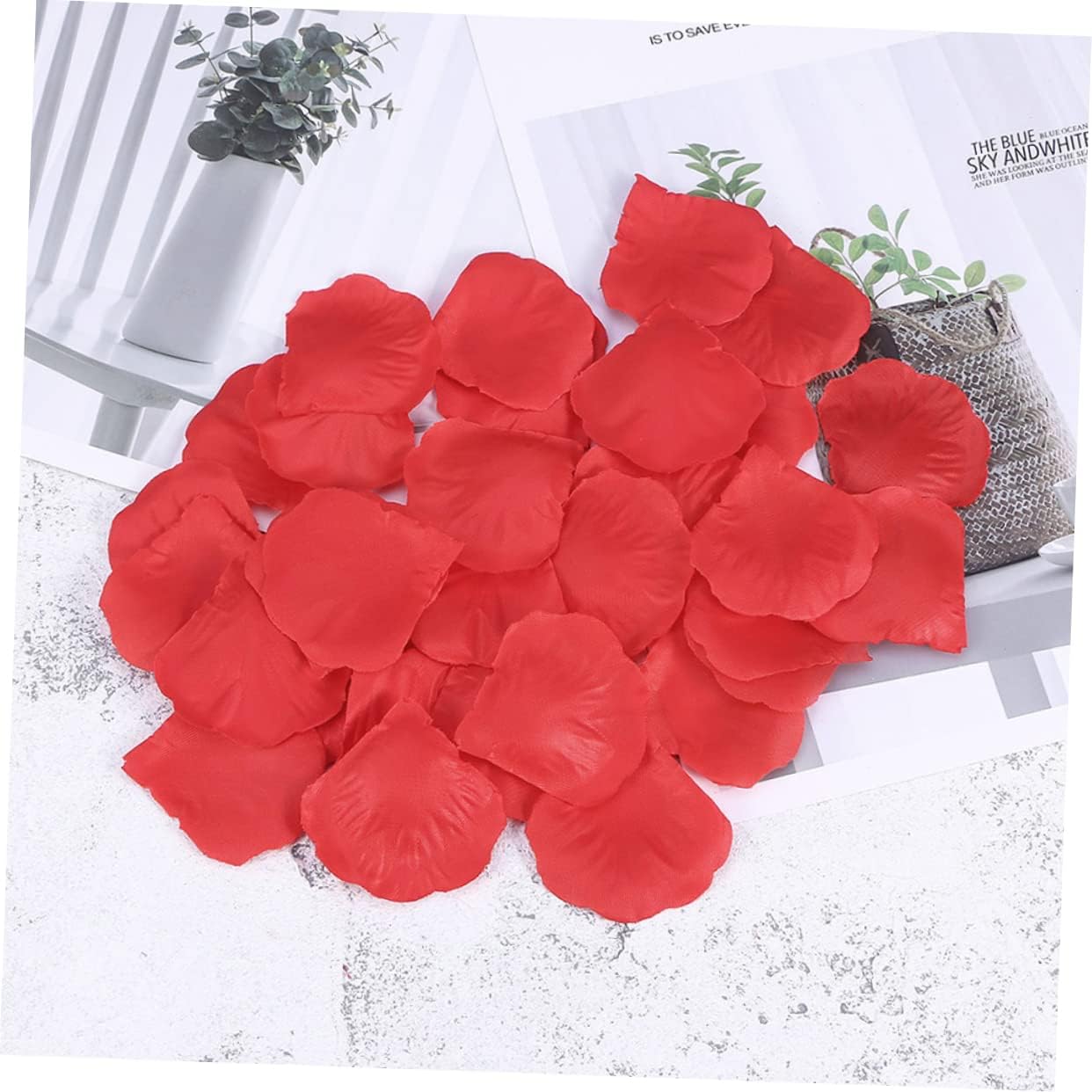 DECHOUS 3 Sets Artificial Silk Flower Petals Wedding Decorations