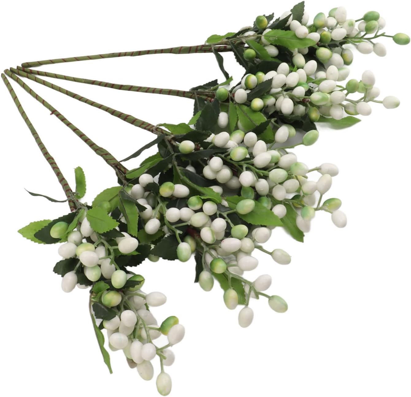 FRELEAN Artificial Fruit Decorations 5PCS White