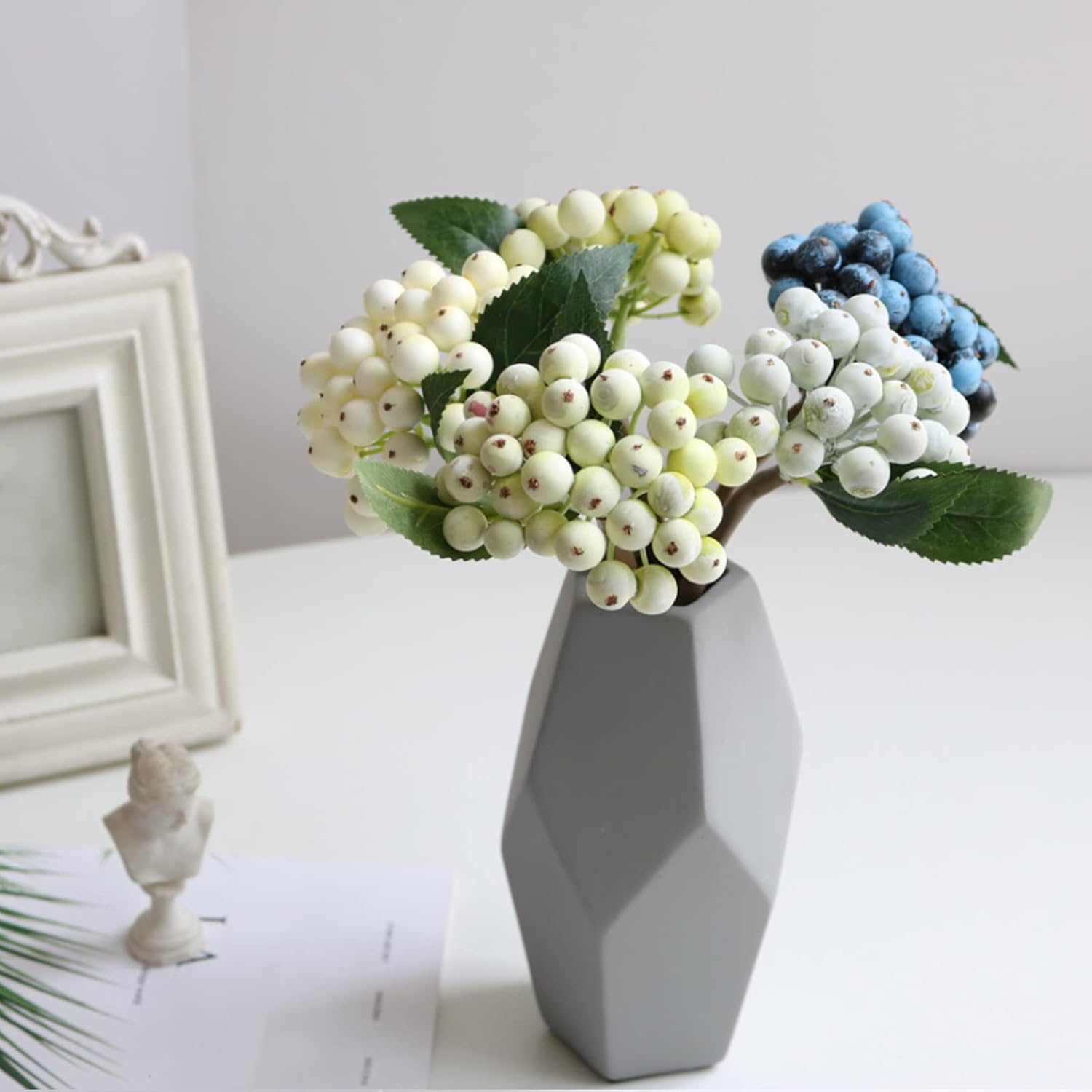 Firlar 10 Pack Artificial Berries for Home Decor