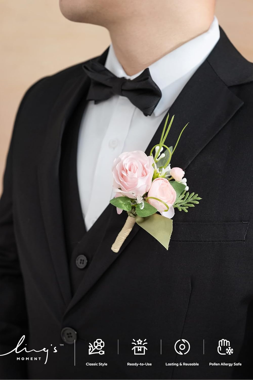 Lings Moment Blush Pink Artificial Flower Set