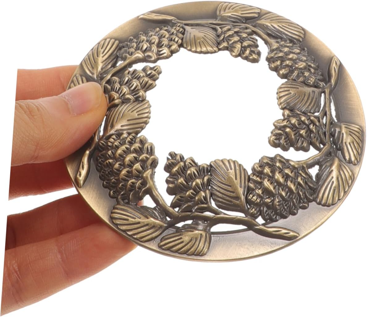 Gadpiparty 2pcs Hollow Jar Lid Covers Metal Candle Sleeves