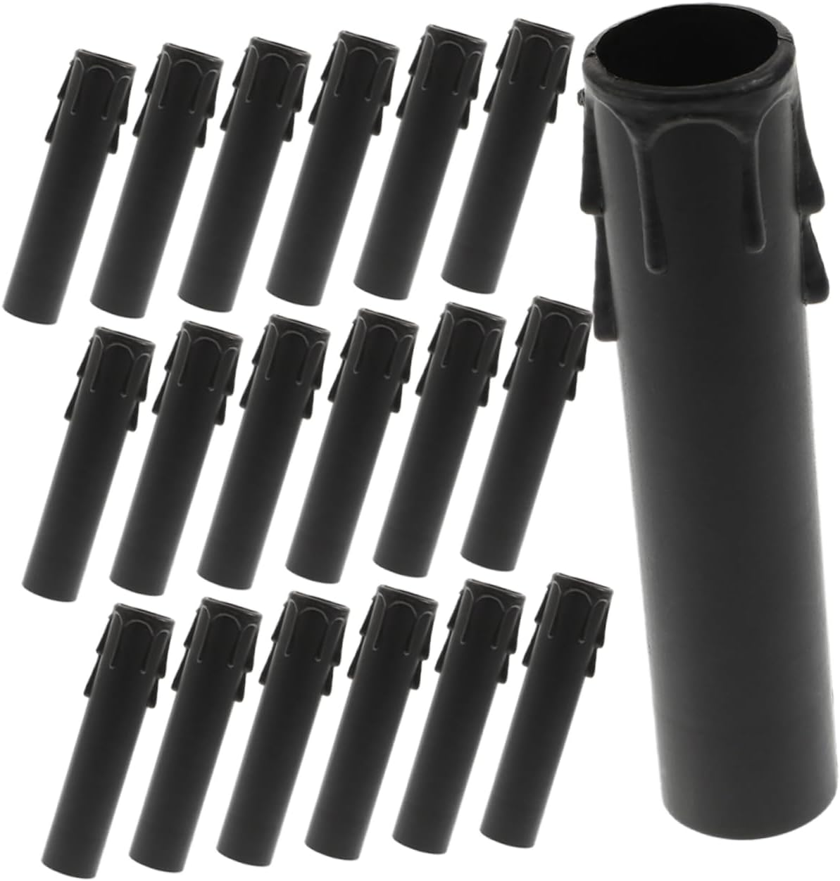 Happyyami 20pcs Chandelier Socket Covers for Candle Drip Protection