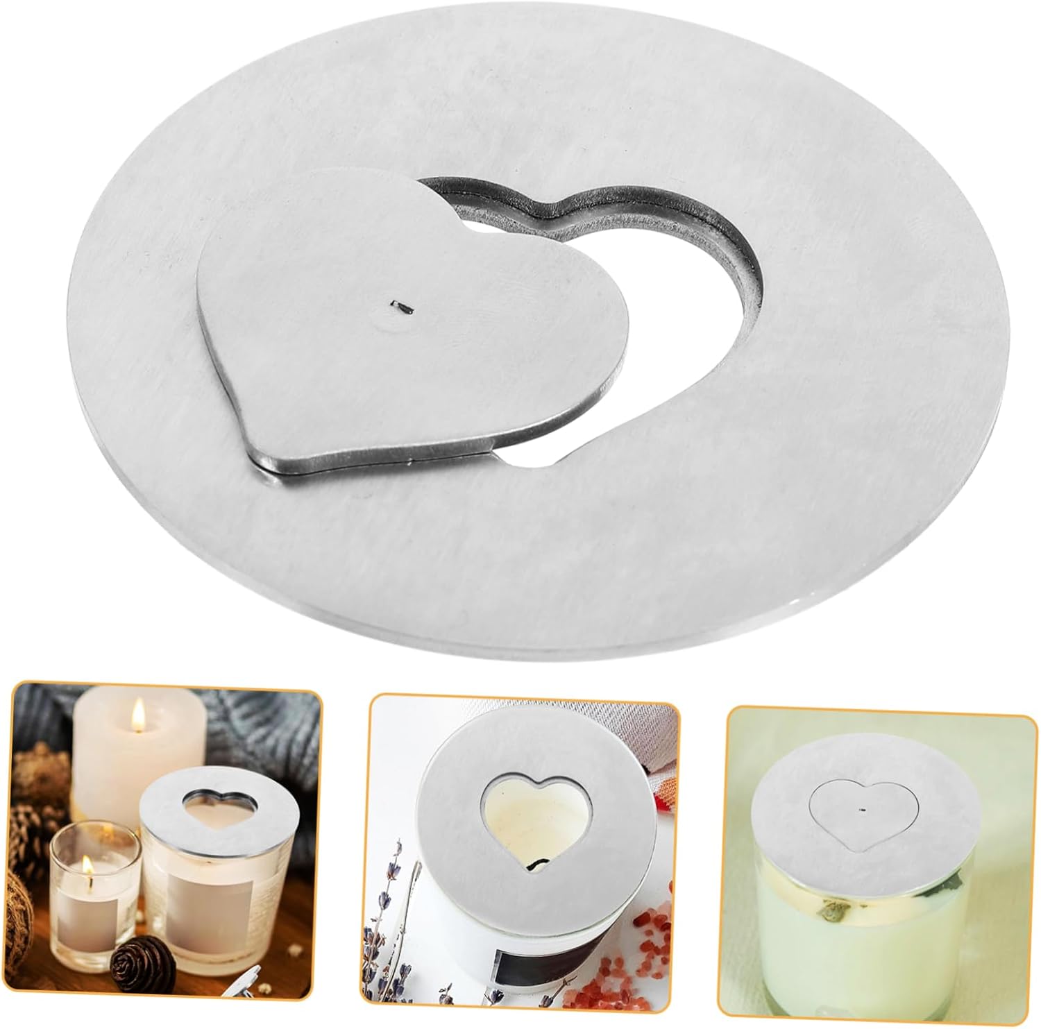 Zerodeko Candle Jar Lid Shade Cover